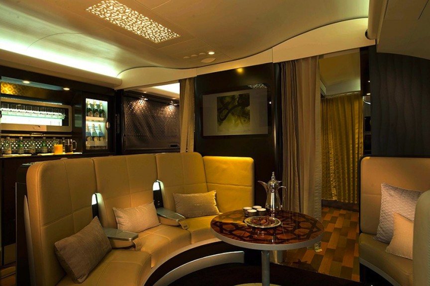 Choáng ngợp với những đồ nội thất sang trọng bậc nhất trong khoang hạng nhất của Etihad Airways