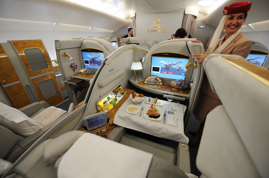 Hãng Emirates dẫn đầu trong số những khoang hạng sang đắt nhất thế giới