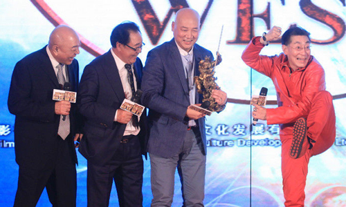 'Bốn thầy trò Đường Tăng' tại buổi họp báo ra mắt phim 3D Tây Du Ký 