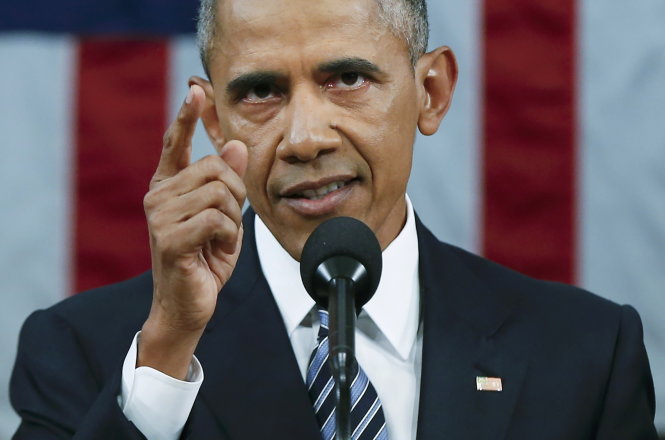 Tổng thống Mỹ Obama lên án mạnh mẽ các ứng cử viên Đảng Cộng hòa trong thông điệp liên bang cuối cùng vào ngày 13/1