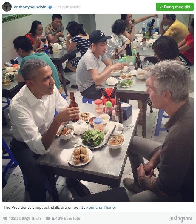 Tổng thống Obama đến Việt Nam: Bún chả trở thành ‘hiện tượng’