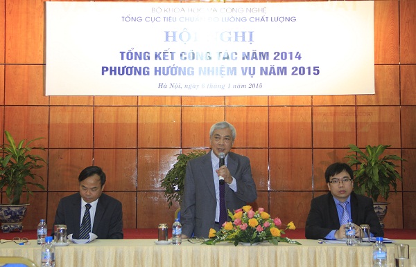 Lãnh đạo Tổng cục TCĐLCL tại Hội nghị Tổng kết Công tác năm 2014 và Phương hướng nhiệm vụ năm 2015