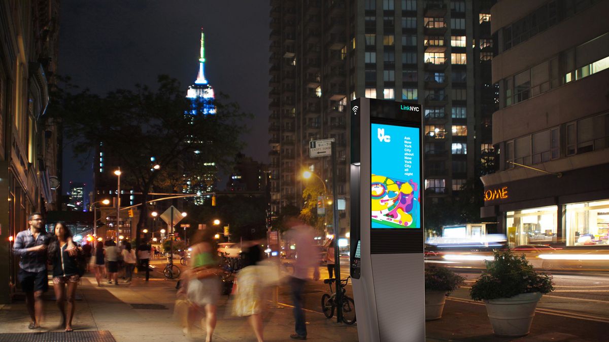 Trạm phát Wifi miễn phí ở thành phố New York sẽ đi kèm rất nhiều dịch vụ tiện ích miễn phí