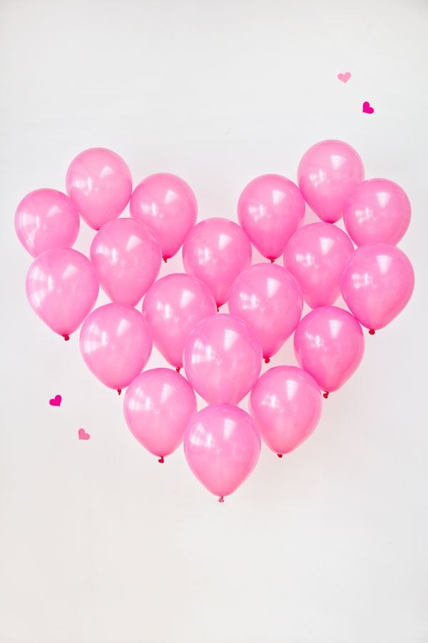Những quả bóng giúp trang trí nhà ngày Valentine thêm phần lãng mạn