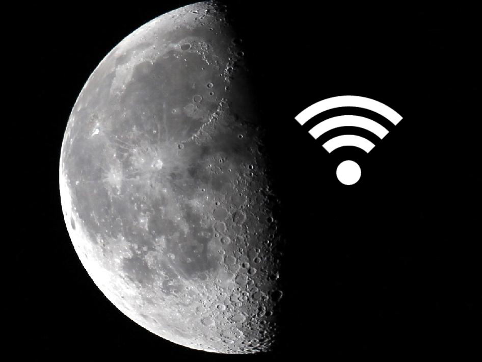 Mặt trăng trở thành điểm truy cập Wifi
