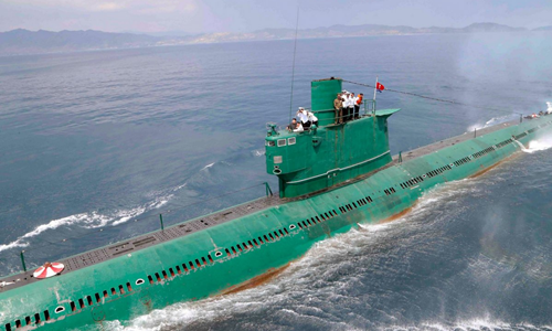 Truyền thông Triều Tiên tuyên bố tên lửa đạn đạo bắn từ tàu ngầm mới này là sáng kiến của Chủ tịch Kim Jong-un