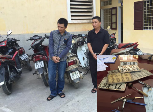 Trộm cắp xe máy ở Thanh hóa