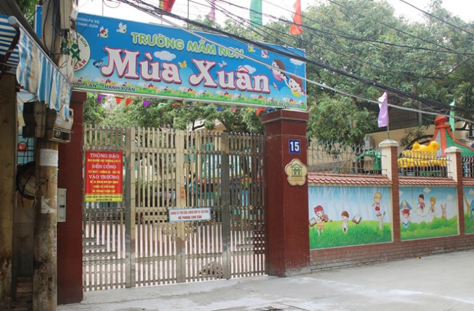 giải thể hai trường mầm non ở Thanh Xuân