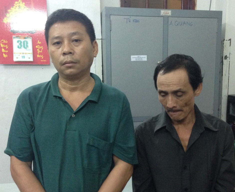 Hai đối tượng tại cơ quan c&ocirc;ng an