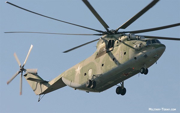 Trực thăng vận tải Mi-26 nặng và mạnh nhất của Nga