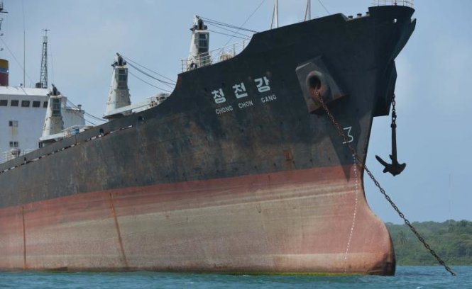 Một tàu hàng của CHDCND Triều Tiên