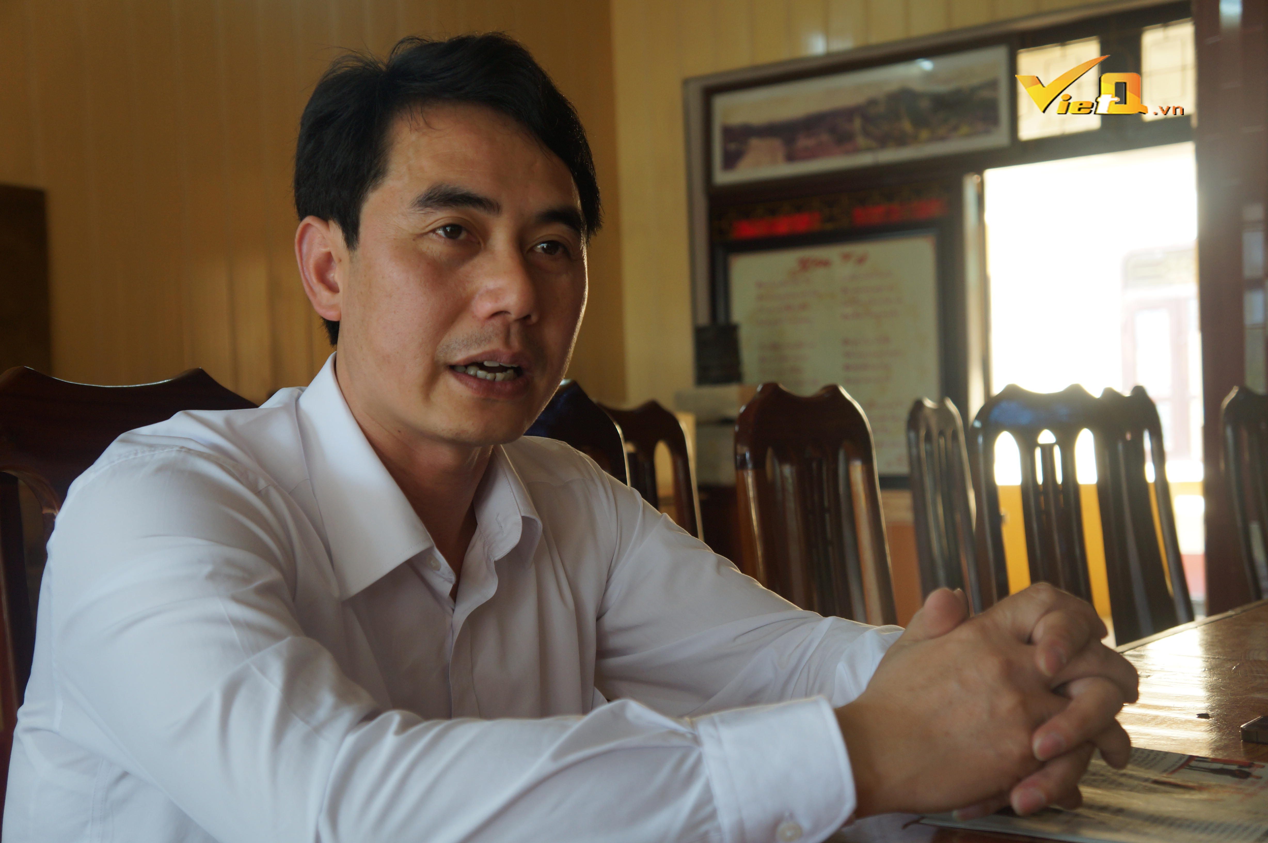 ông Lê Tiến Dũng – quyền trưởng Ban quản lý Di tích và Rừng Quốc gia Yên Tử 