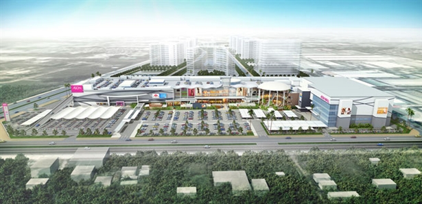 Phối cảnh trung tâm thương mại Aeon Mall Long Biên