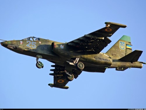 Máy bay quân sự Su-25 rơi ở Ukraine, phi công thiệt mạng