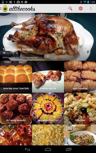 Với hình ảnh cụ thể, Recipe Search là 1 ứng dụng hay đê hưỡng dẫn nấu ăn
