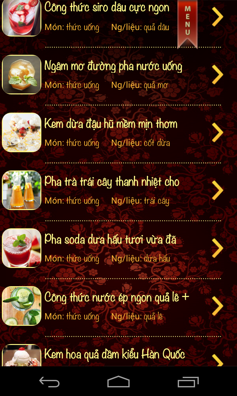 Nấu ăn Pro là ứng dụng hay có khá nhiều món ăn Việt