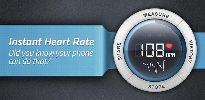 Instant Heart Rate là 1 ứng dụng hay ho, cho kết quả chính xác không kém các thiết bị chuyên nghiệp