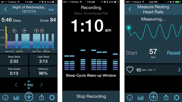 Người dùng có thể biết được chất lượng giấc ngủ của mình với ứng dụng theo dõi sức khỏe MotionX 24/7