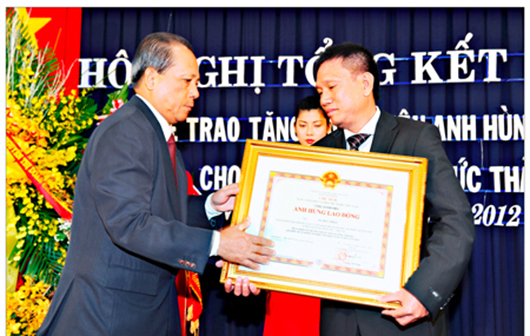 Ứng dụng tiến bộ Khoa học, doanh nghiệp được phong tặng Anh hùng lao động