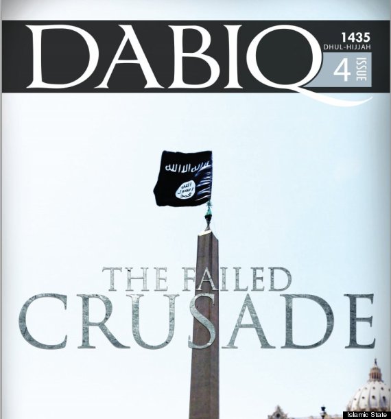 Tờ bìa tạp chí Dabiq của Tổ chức Hồi giáo khủng bố IS