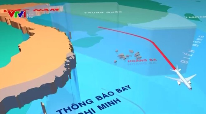 Tàu bay Trung Quốc đi vào FIR Hồ Chí Minh của Việt Nam