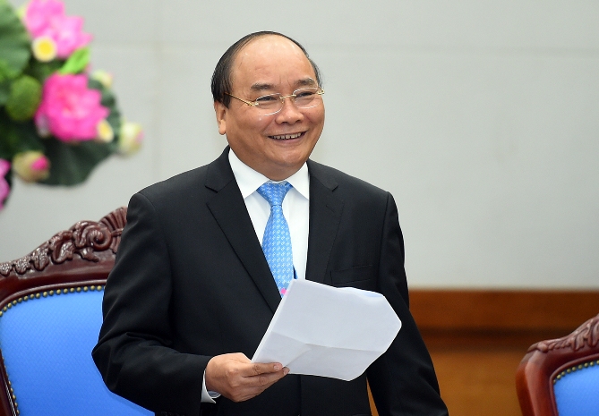 Thủ tướng Nguyễn Xuân Phúc đã gặp mặt Đoàn báo chí - doanh nghiệp đồng hành cùng APEC nhân dịp kỷ niệm 92 năm Ngày Báo chí Cách mạng Việt Nam