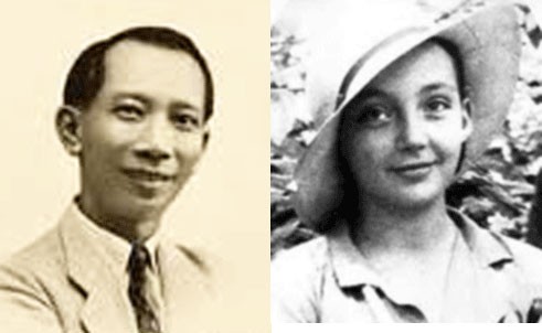 Ông Huỳnh Thủy Lê và bà Manguerite Duras. Ảnh: CATP HCM.