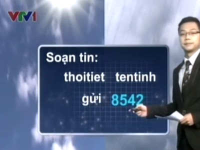 Không cần thiết phải nhắn tin mất tiền, người dân chỉ cần truy cập vào www.nchmf.gov.vn là có đủ thông tin dự báo thời tiết.