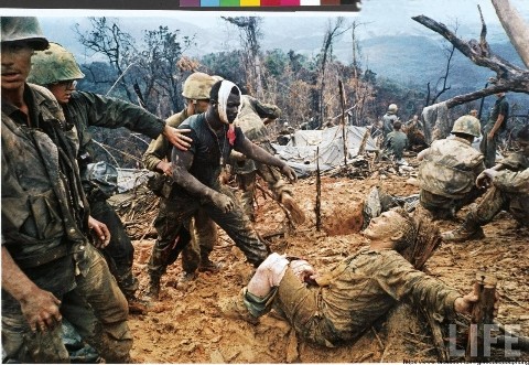 Lính Mỹ trong chiến tranh Việt Nam. Ảnh: Larry Burrows/LIFE.