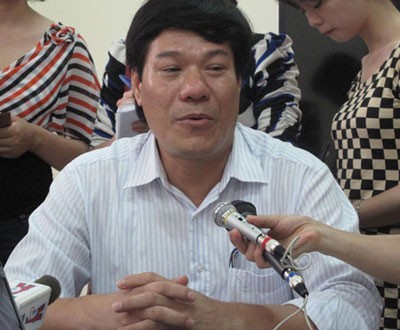 Ông Nguyễn Nhật Cảm, Giám đốc Trung tâm Y tế dự phòng Hà Nội