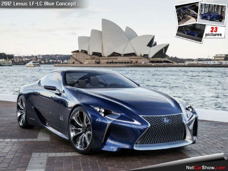 Lexus LF-LC Blue Concept - Một trong những dòng xe đình đám của Toyota