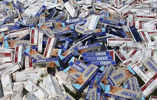 Thuốc lá là mặt hàng được nhập lậu rất nhiều (ảnh : internet)