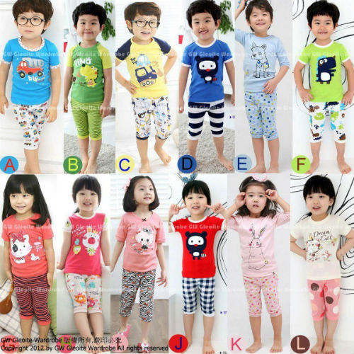 Những mẫu quần áo trẻ em xuất xứ từ TRung Quốc được giao bán phổ biến trên mạng