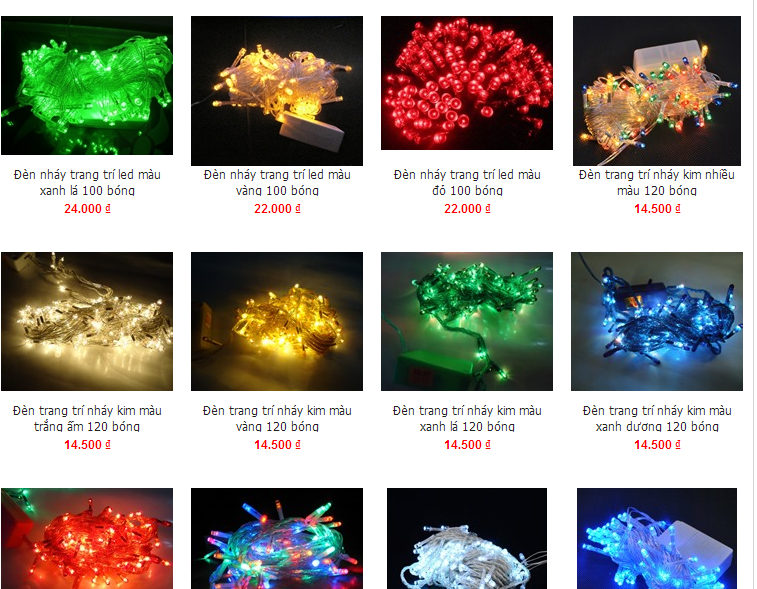 Những loại đèn nháy TRung Quốc được bán trên mạng với giá rất rẻ