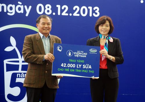 Vinamilk cam kết tiếp tục đồng hành với thế hệ trẻ em Việt Nam