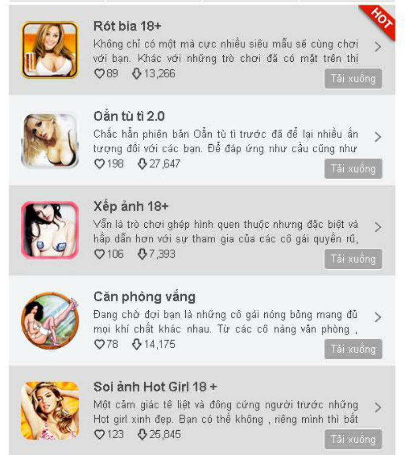 Hang loat game cua Cong ty SunNet gay phan cam