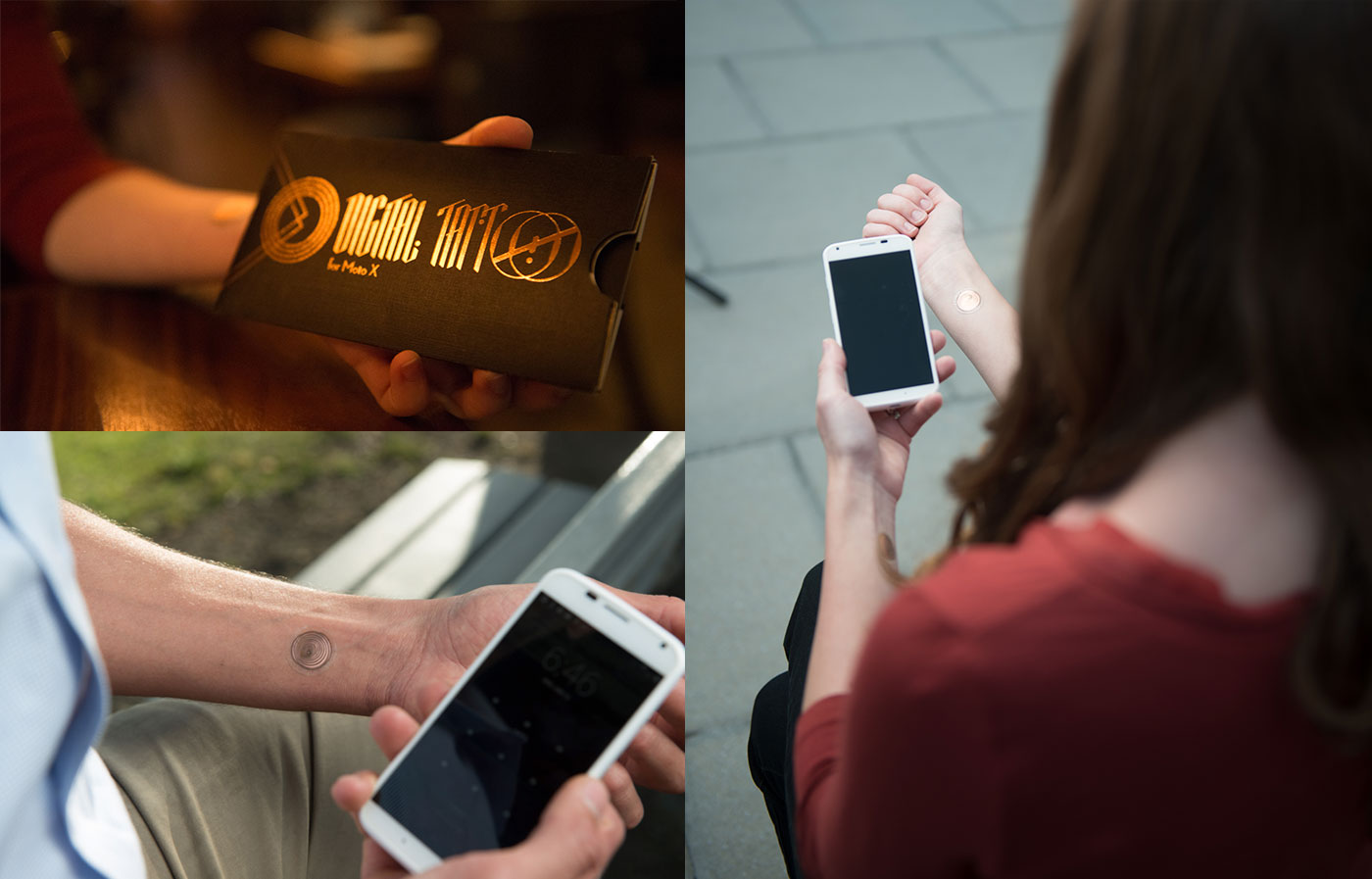 Mở khóa điện thoại bằng hình xăm số Digital Tattoo