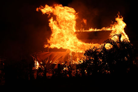 Vụ cháy mới nhất ở Lâm Đồng do cụ bà đốt lửa sưởi ấm rồi đi ngủ, dẫn đến hậu quả thương tâm