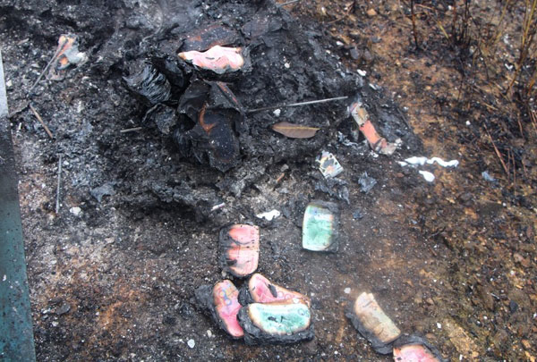 Vụ hỏa hoạn tại Quảng Tây, Trung Quốc, đã thiêu cháy 11 thùng tiền