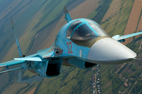 Máy bay Su-34 được trang bị nhiều vũ khí quân sự hiện đại