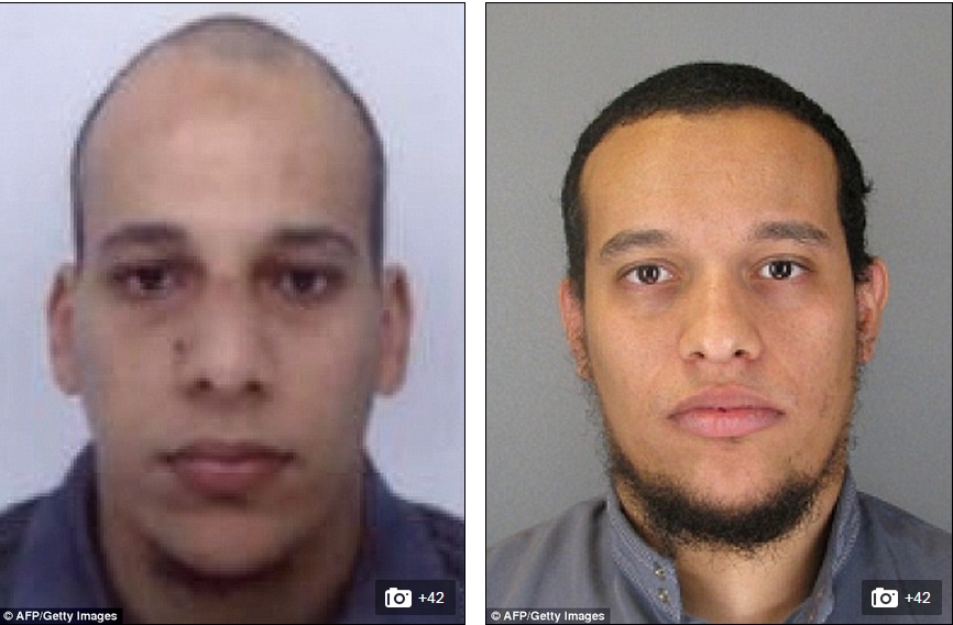 Chân dung hai nghi phạm của vụ thảm sát kinh hoàng tại Pháp