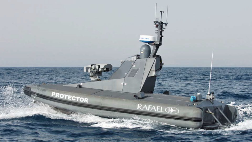 Tàu hộ vệ không người lái là một loại vũ khí quân sự của riêng Israel