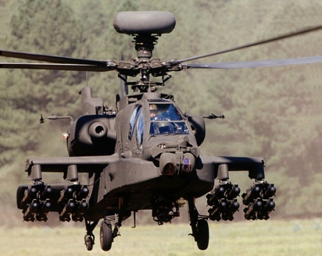 Vũ khí quân sự trực thăng chiến đấu AH-64 Apache có khả năng chiến đấu ấn tượng