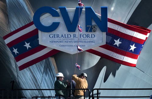 Tàu sân bay Gerald R.Ford là thứ vũ khí quân sự mang niềm tự hào Mỹ