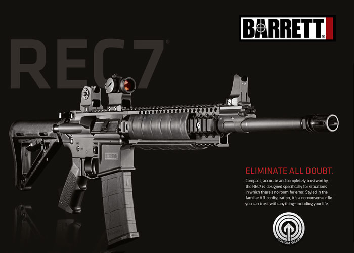 Súng trường Barrett REC7 là loại vũ khí quân sự có nhiều ưu điểm
