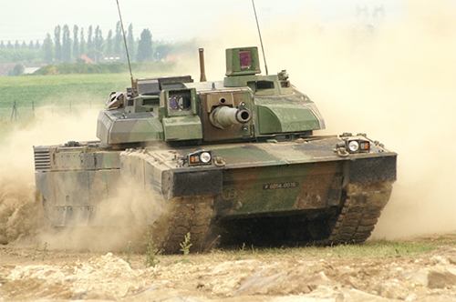 Xe tăng chiến đấu chủ lực Leclerc là biểu tượng vũ khí quân sự Pháp