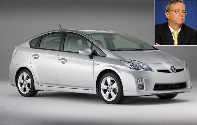 Tỷ phú khủng lái xế rẻ: Eric Schmidt sở hữu một chiếc Toyota Prius với giá 16.500 euro. Ảnh minh họa