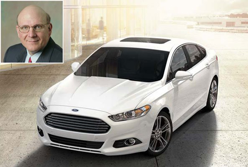 Tỷ phú khủng lái xế rẻ: Steve Ballmer sở hữu chiếc Ford Fusion hybrid giá khoảng 15,000 euro. Ảnh minh họa