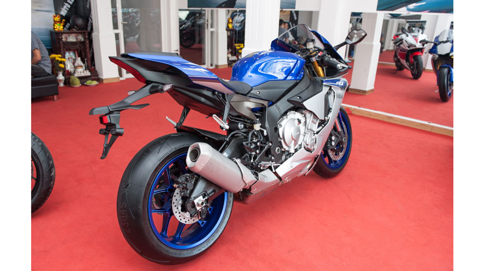 Xe mô tô Yamaha R1 là con bài chiến lược của Yamaha trong phân khúc siêu môtô