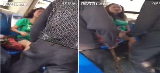 Cô gái bị đánh tới tấp vì không nhường ghế xe buýt